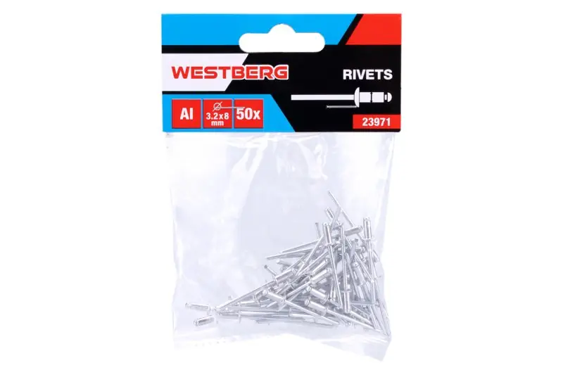 Nýty trhací WESTBERG ALU 3.2x8mm 50ks Goedkoop
