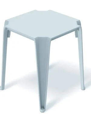Voordeelprijs Odkladácí stůl LOTTIE 396x396x465 - barva světle šedá