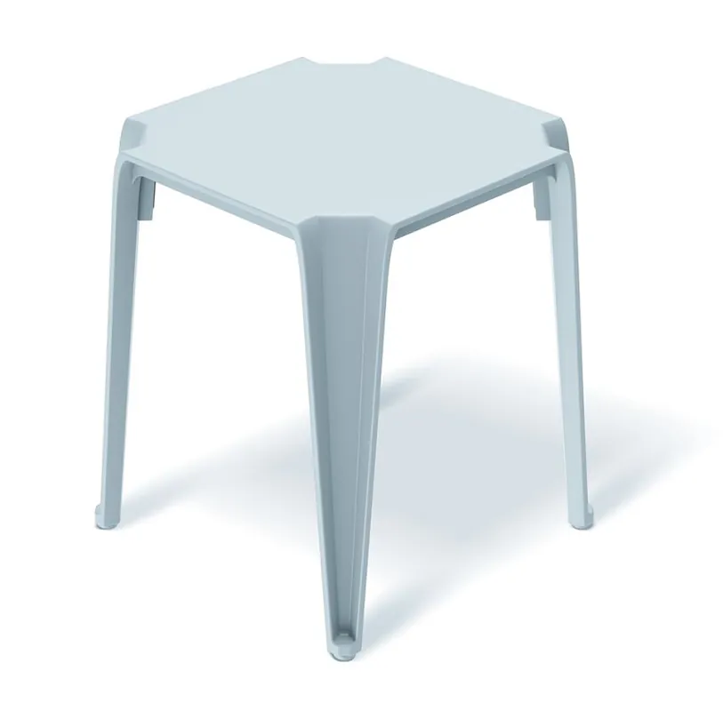 Voordeelprijs Odkladácí stůl LOTTIE 396x396x465 - barva světle šedá