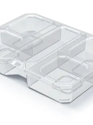 Aanbieding Organizér SQR box 19,3x14,7x3,5 cm - barva transparentní