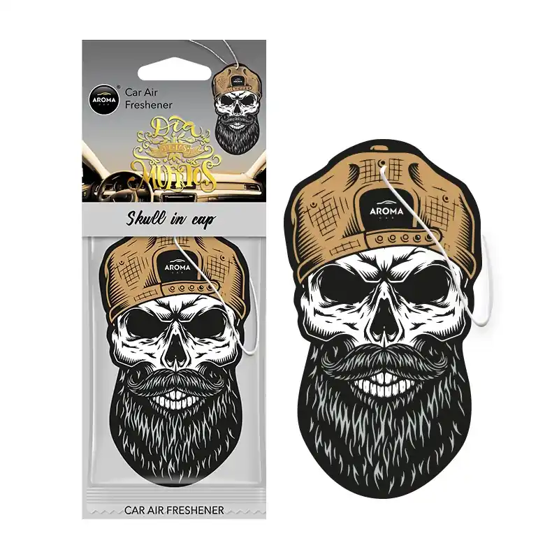 Osvěžovače vzduchu AROMA CAR MUERTOS Skull in a Cap Finale Výprodej