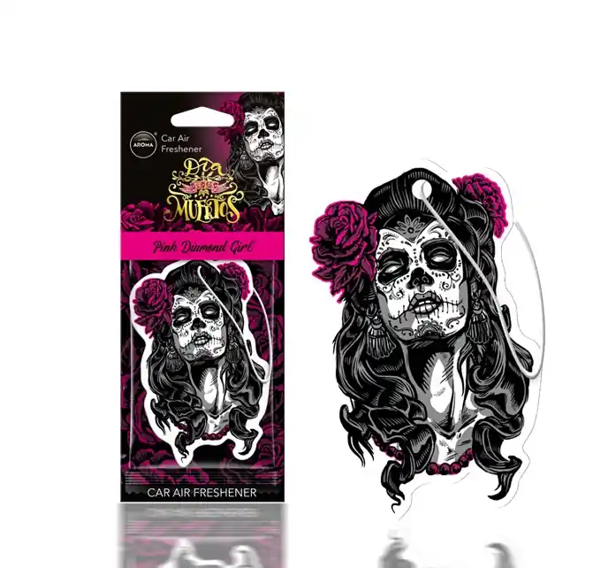 Dokud Zásoby Vydrží Osvěžovače vzduchu AROMA DIA DE LOS MUERTOS Pink Diamond Girl