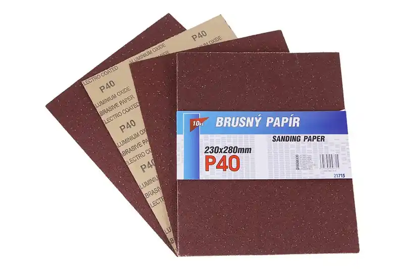 Papír brusný 230x280mm P40 10ks Aanbieding