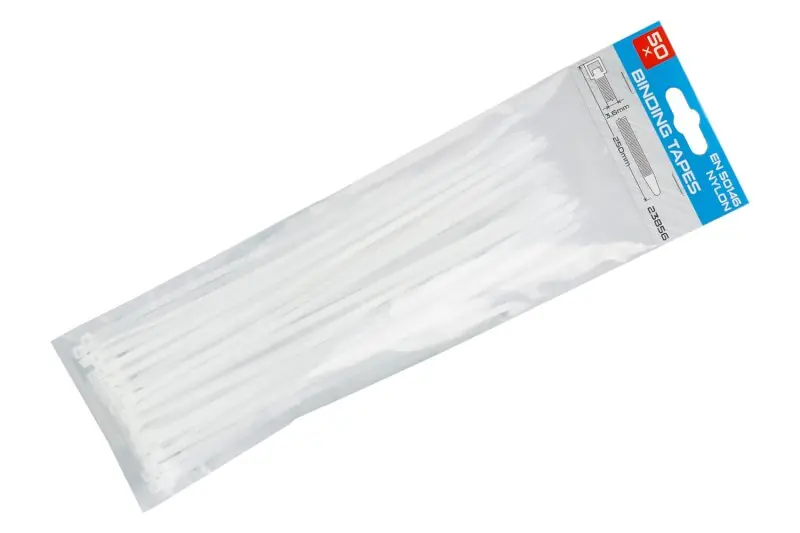 Beste Prijs Pásky vázací WESTBERG 250x3.6mm 50ks bílá