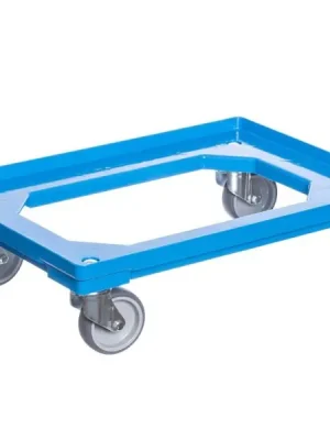 Odeslání Ihned PK Group Vozík pod přepravky 4 otočná gumové kolečka 100 mm modrý