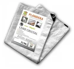 Gecertificeerd Plachta zakrývací s oky 2x3m Leno cristal