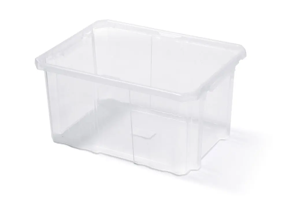 Plastový box úložný CARGOBOX 600x400x265 - barva transparentní Goedkoop