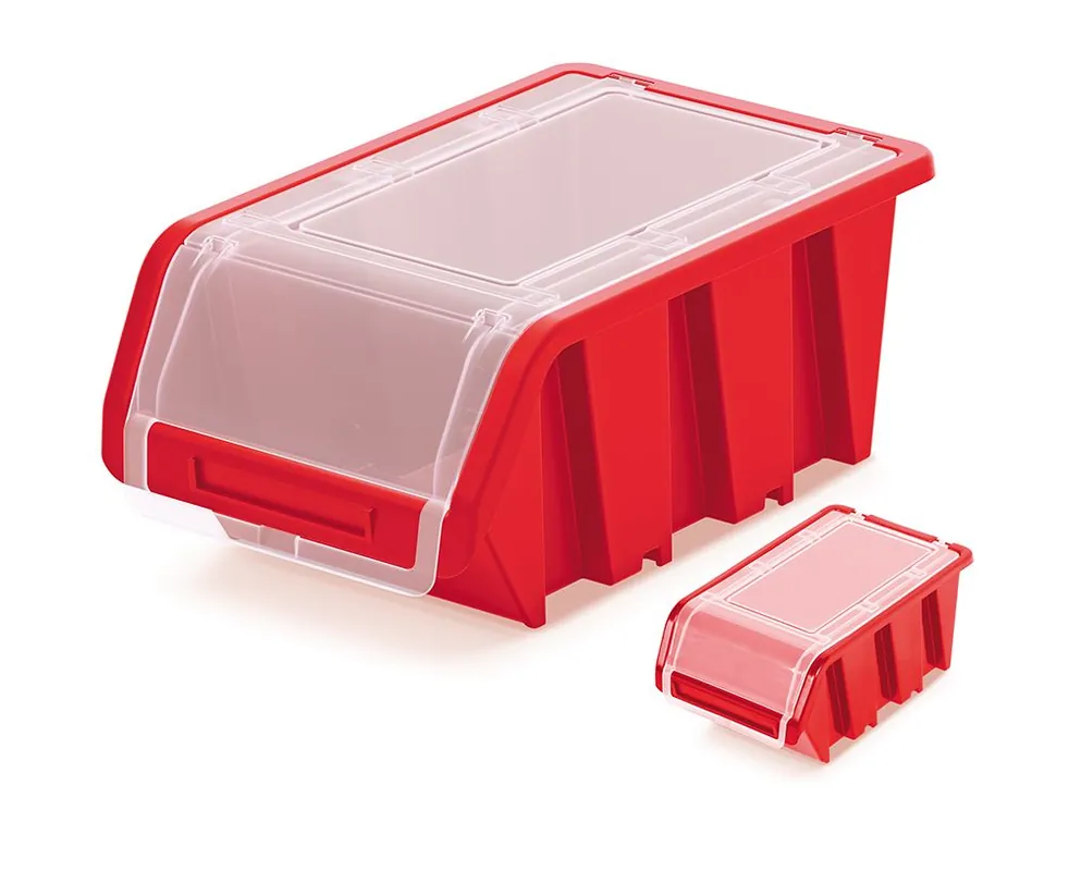 Bestel Nu Plastový úložný box uzavíratelný TRUCK PLUS 230x160x120 mm - barva červená
