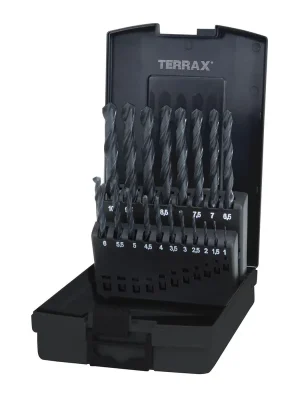 Dokud Zásoby Vydrží RUKO Sada vrtáků do kovu Terrax HSS-R 19 dílů 1-10 mm, plastový box
