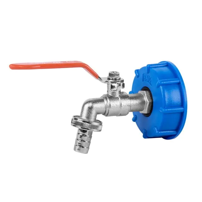 Sada - IBC matice S60x6 kohoutek s vývodem pro GZ 3/4", hadicová zátka 1/2" a vsuvka Tovární Cena