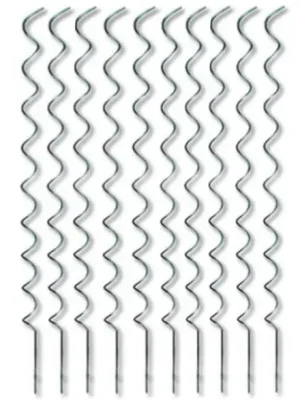 Bezpečná Platba Spirálová tyč k rajčatům pozink. 120cm x 6mm - hladká - 10ks