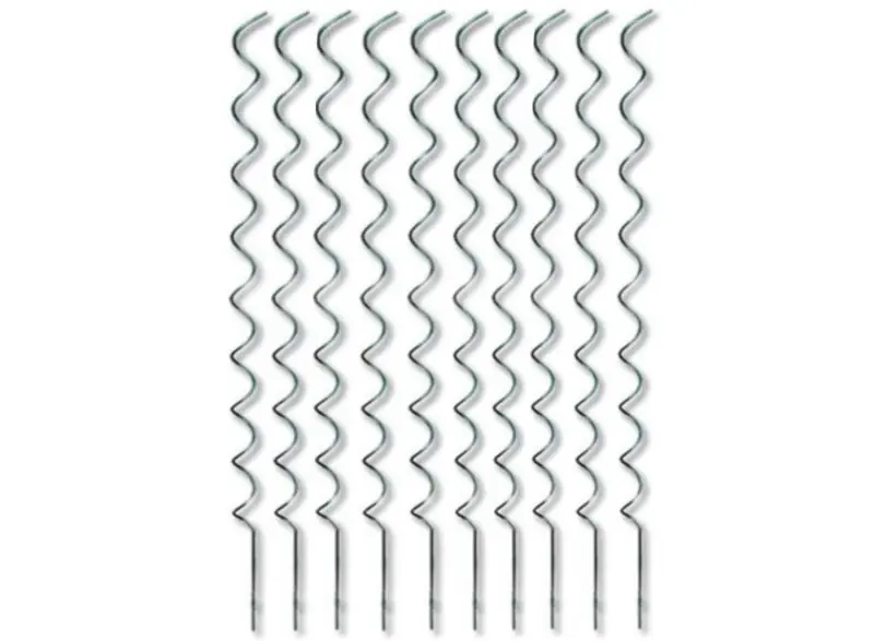 Bezpečná Platba Spirálová tyč k rajčatům pozink. 120cm x 6mm - hladká - 10ks