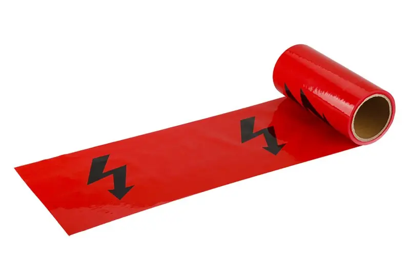 Actieprijs Fólie výstražná - el.vedení 22cmx20mx0,07mm
