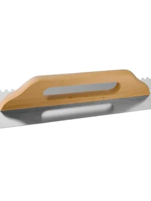 Bezpečná Platba STAVTOOL Hladítko nerezové zubové 480x130 mm, zub 4x4 mm