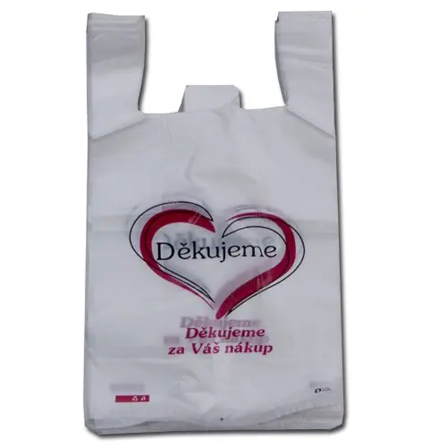 Meest Verkocht Taška HDPE 10Kg Děkujeme za Váš nákup 100ks