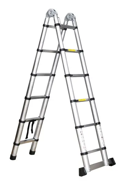 Hete Deal Teleskopický žebřík skládací 3,8m