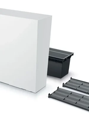 Actieprijs Truhlík vysoký URBI CASE T s vkladem 77 cm - barva bílá