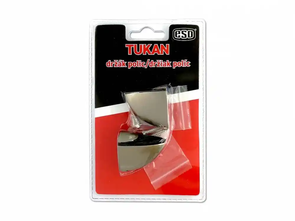 TUKAN "S" 40mm Ni-broušený v40, š40 (2ks v bli) nosnost 6kg/ks, síla materiálu 16 lim. 18 Betaalbaar