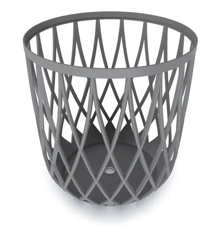 Actieprijs Univerzální koš UNIQUBO 39 cm - barva šedý kámen