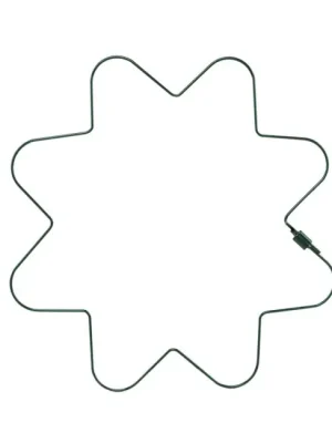 Vlnitý kruhový obruč pro rostliny 30 cm Nejnovější Verze