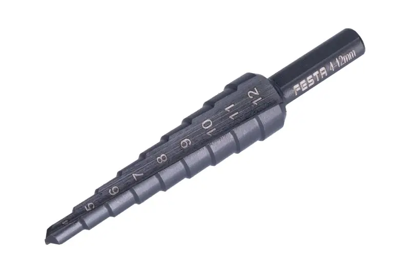 Vrták stupňový FESTA HSS TiN 4-12mm 9 stupňů Uitverkoop