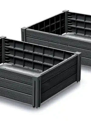 Vyvýšený záhon 2 ks BASE PLANT 75,6 cm - barva antracit Must-Have