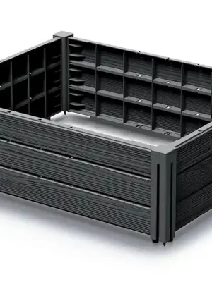 Vyvýšený záhon BASE PLANT 75,6 cm - barva antracit Exclusieve Aanbieding