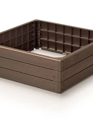 Vyvýšený záhon BASE WOODY 75,6 cm - barva rustikální cihlová Meest Verkocht
