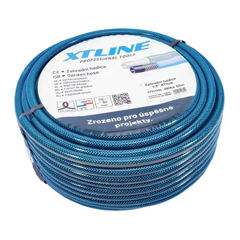 Gereduceerde Prijs XTLINE Hadice zahradní modrá PVC 3/4" 10 m