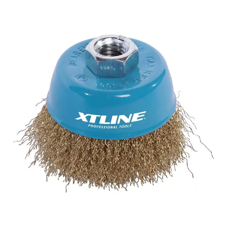 Laatste Versie XTLINE Kartáč hrnkový vlnitý M14 75 mm