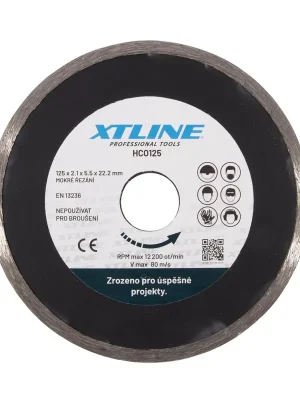 Cenový Hit XTLINE Kotouč diamantový plný 115x2x22,2 mm
