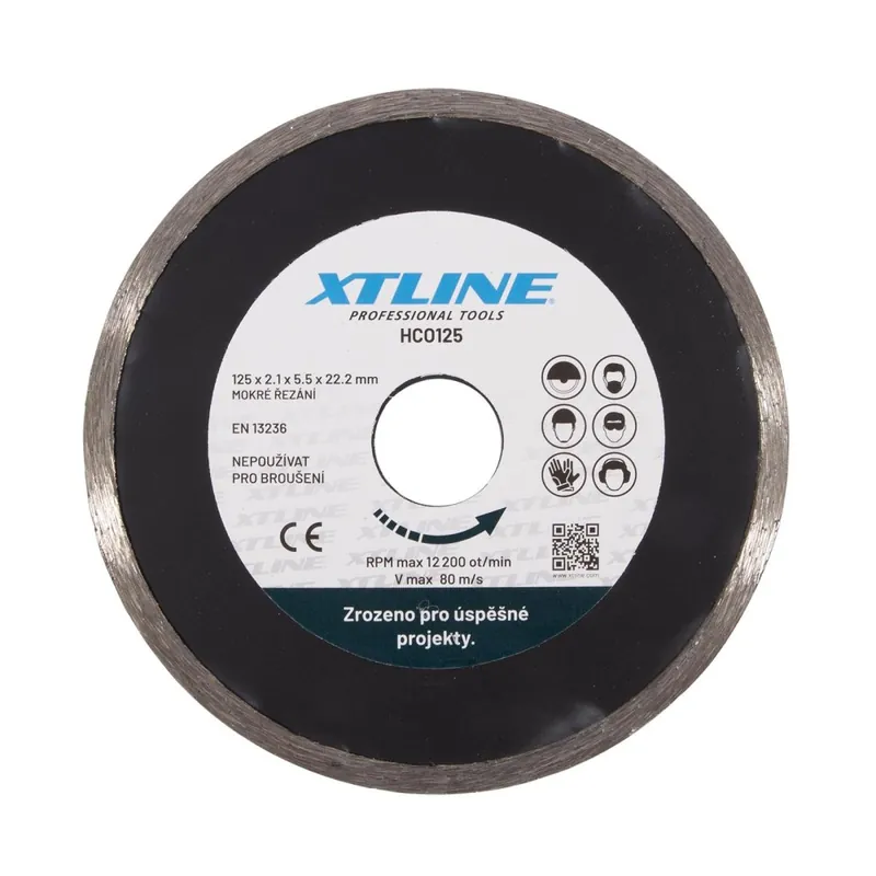 Koopje XTLINE Kotouč diamantový plný 115x2x22,2 mm