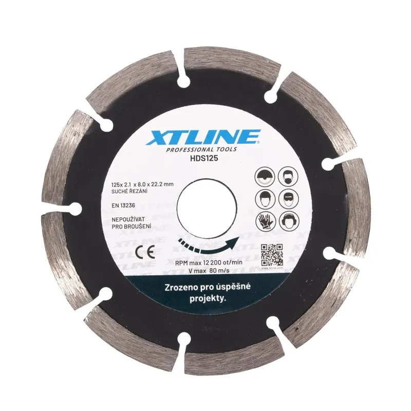 XTLINE Kotouč diamantový segmentový 115x2x22,2 mm Bestel Nu