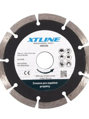 Blesková Nabídka XTLINE Kotouč diamantový segmentový 180x2,5x22,2 mm