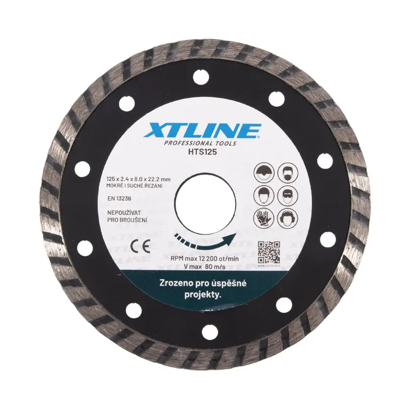 XTLINE Kotouč diamantový turbo 180x2,8x22,2 mm Betrouwbaar