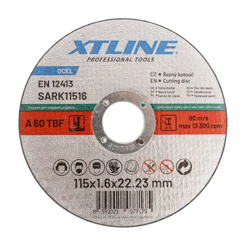 Premium XTLINE Kotouč řezný na ocel 115x2,0x22,2 mm