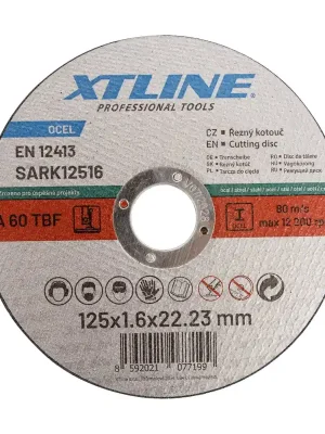 Aanbieding XTLINE Kotouč řezný na ocel 125x1,6x22,2 mm