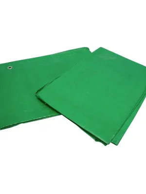 XTLINE Zakrývací plachta zesílená PE s oky 130g/m2 5x6 m Rechtstreeks Van De Fabrikant