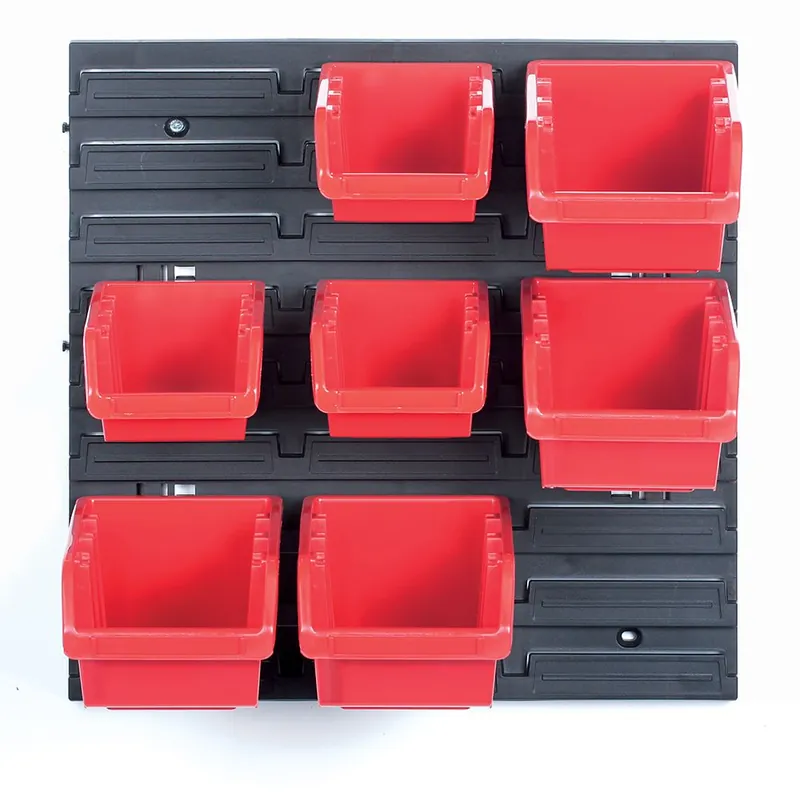 Závěsný panel se 7 boxy na nářadí ORDERLINE 400x110x400 mm Alleen Vandaag
