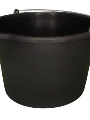 Zednické vědro s výlevkou 20VN černé plastové 20L Horká Nabídka