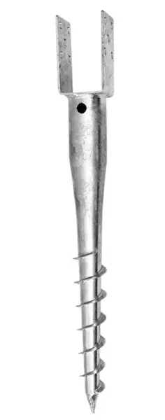 Zemní vrut "U" 90x60x100mm/60cm tl.4mm ZN Fabrieksprijs