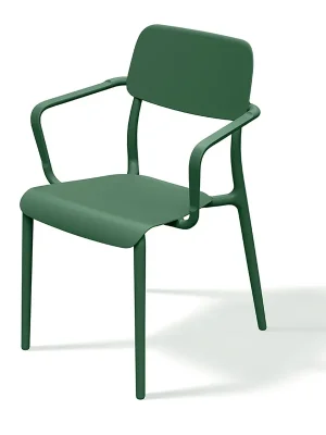Židle s područkami RIMO 570x555x840 - barva tmavě zelená Koop Vandaag