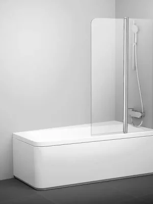 Laatste Kans Vanová zástěna dvoudílná 10CVS2-100 R Transparent 10° Ravak pravá, satin