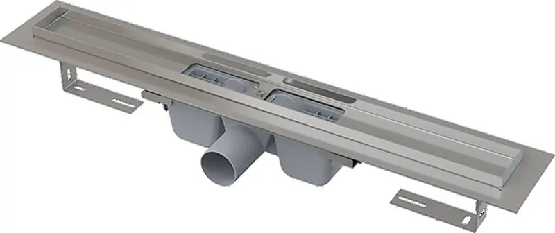 Podlahový žlab nerez 900 mm APZ1-850 Alca, s okrajem Weekendaanbieding