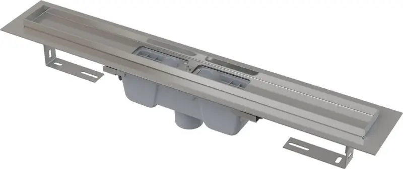 Nieuw Podlahový žlab Alca APZ1001-1050 s okrajem, pro perforovaný rošt, svislý odtok
