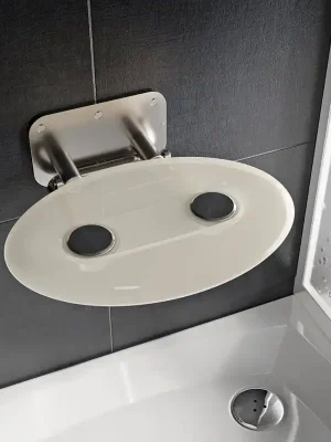 Nu Kopen Sprchové sedátko Ravak OVO P II Clear, nerez/čiré