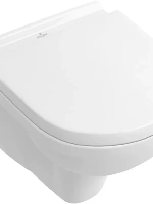 V&B O.novo, klozet s hlubokým splachováním kompakt 360 x 490 mm, vodorovný odpad,závěsný model,Bí Premium