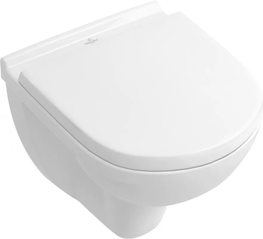 V&B O.novo, klozet s hlubokým splachováním kompakt 360 x 490 mm, vodorovný odpad,závěsný model,Bí Premium