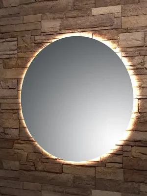 Zrcadlo kruhové 110 cm Santech Allianz GLOW LED osvětlení, bez vypínače Rechtstreeks Van De Fabrikant