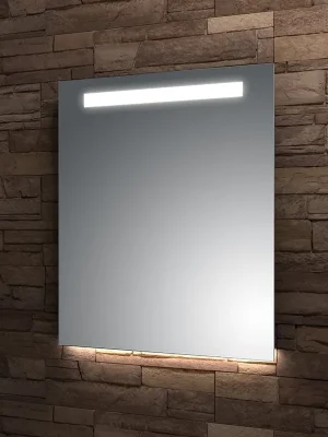 Zrcadlo 80x80 cm Santech Allianz LINEA GLOW LED osvětlení, bez vypínače, horní osvětlení Betrouwbaar